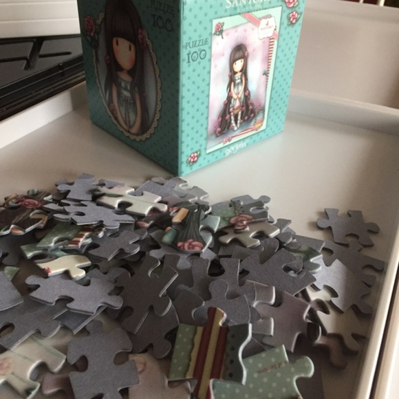 5 COLLECTABLE PUZZLES - SANTORO London GORJUSS -100 pieces each - Picture 14 of 15